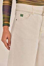 BERMUDA TÂNIA SARJA OFF WHITE