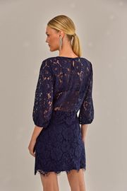 BLUSA CIÇA RENDA TINTURADA