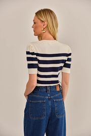 BLUSA COLOMBIANA TRICOT LISTRADO