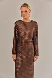 BLUSA CASULO TULE E PAETÊ