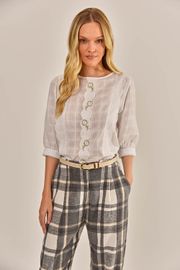 BLUSA CAIRO ALGODÃO BORDADO