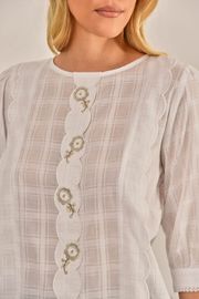 BLUSA CAIRO ALGODÃO BORDADO