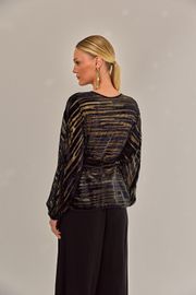 BLUSA CIBELE VELUDO DEVORÊ
