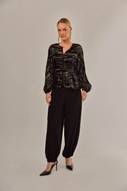 BLUSA CIBELE VELUDO DEVORÊ