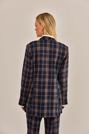 BLAZER CLAUDIA ALFAIATARIA XADREZ
