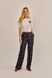 CALÇA CLEA  ALFAIATARIA XADREZ