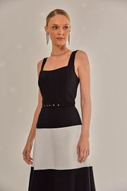 VESTIDO CHARLOTTE ALFAIATARIA