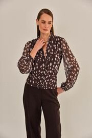 BLUSA ELLIOT CREPE ESTAMPADO