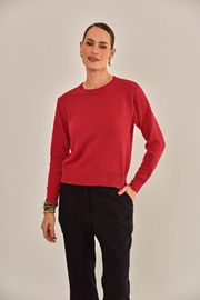 SUÉTER TRICOT EMILIANA VERMELHO