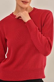 SUÉTER TRICOT EMILIANA VERMELHO