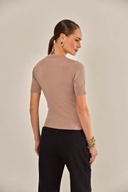 TWIN SET CRETA TRICOT EM VISCOSE