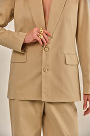 BLAZER DANCE ALFAIATARIA KAKI