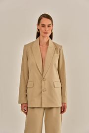 BLAZER DANCE ALFAIATARIA KAKI