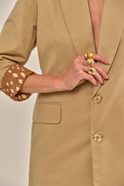 BLAZER DANCE ALFAIATARIA KAKI