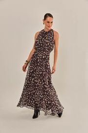 VESTIDO DOMINIQUE CREPE ESTAMPADO