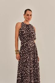 VESTIDO DOMINIQUE CREPE ESTAMPADO