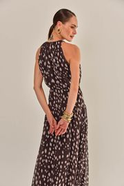VESTIDO DOMINIQUE CREPE ESTAMPADO
