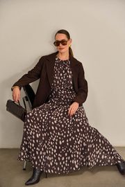 VESTIDO DOMINIQUE CREPE ESTAMPADO