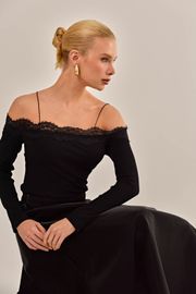 BLUSA EUGÊNIA MALHA CANELADA