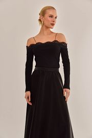 BLUSA EUGÊNIA MALHA CANELADA