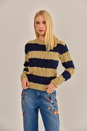 BLUSA ENCANTO TRICOT LISTRADO
