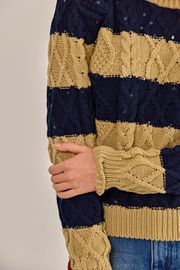 BLUSA ENCANTO TRICOT LISTRADO