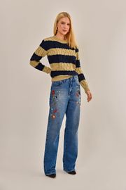 BLUSA ENCANTO TRICOT LISTRADO