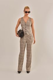 CALÇA ELECTRA ALFAIATARIA XADREZ