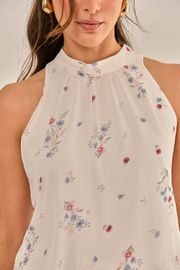 BLUSA GRÉCIA CREPE ESTAMPADO