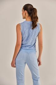 BLUSA HENRI AZUL CLARO