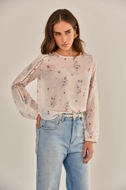 BLUSA HARMONIA CREPE ESTAMPADO