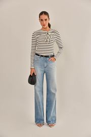 BLUSA EUROPA MALHA LISTRADA