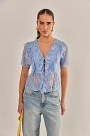 BLUSA GARDEN EM RENDA