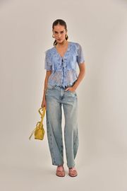 BLUSA GARDEN EM RENDA