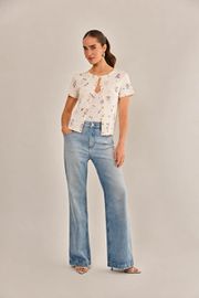 BLUSA FREEDOM MALHA ESTAMPADA