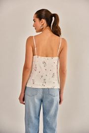 BLUSA FREE MALHA ESTAMPADA