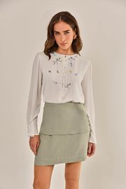 CAMISA CORAL BORDADA