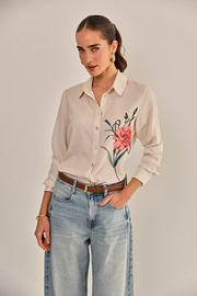 CAMISA FRUIT CREPE SATIN