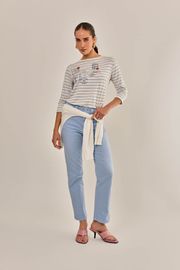 CALÇA BALLET EM SARJA