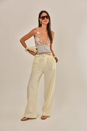 BLUSA HORTÊNCIA TULE ESTAMPADO