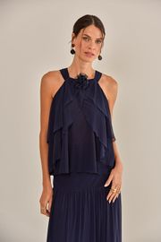BLUSA GOLDEN MARINHO
