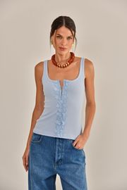 BLUSA ICÔNICA MALHA CANELADA