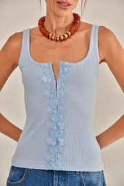 BLUSA ICÔNICA MALHA CANELADA