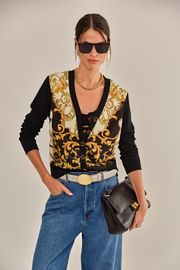 CARDIGAN ISADORA  PRETO