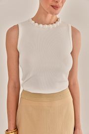 BLUSA JOSEPHINE MALHA CANELADA