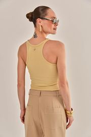 BLUSA IVANA MALHA CANELADA