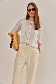 BLUSA CAIRO ALGODÃO BORDADO
