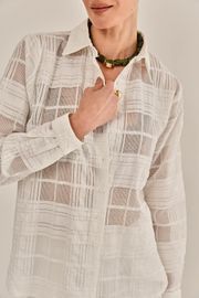 CAMISA FLORA DEVORÊ EM VISCOSE