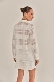 CAMISA FLORA DEVORÊ EM VISCOSE