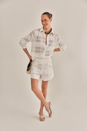 CAMISA FLORA DEVORÊ EM VISCOSE